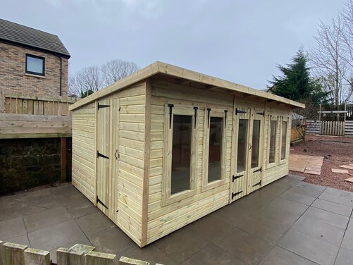 #SHP022 18x10 Pent Summer House