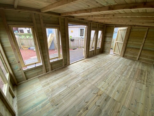 #SHP022 18x10 Pent Summer House