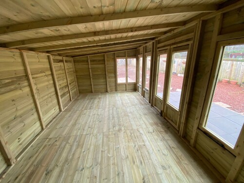 #SHP022 18x10 Pent Summer House