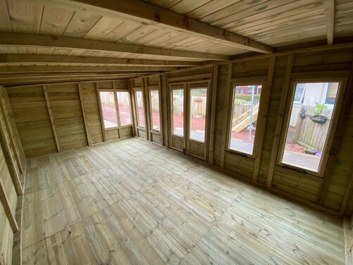 #SHP022 18x10 Pent Summer House