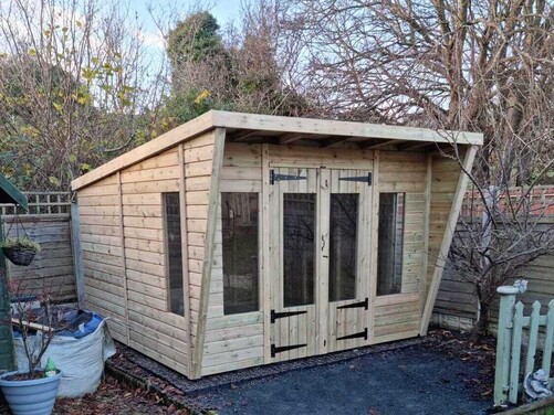 #SHP023 10x10 Pent Summer House