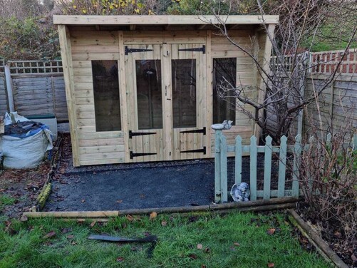 #SHP023 10x10 Pent Summer House