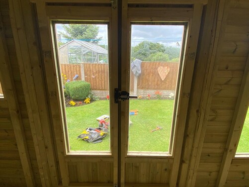 #SHP024 20x8 Pent Summer House