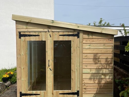 #SHP025 11x7 Pent Summer House