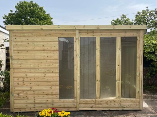 #SHP025 11x7 Pent Summer House