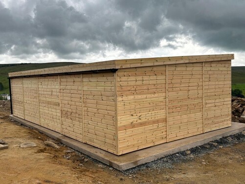 #SHP026 30x15 Pent Workshop Summer House