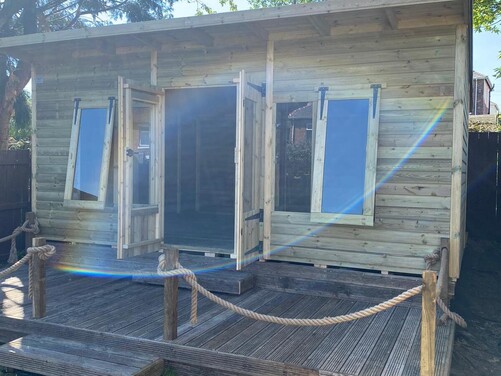 #SHP027 16x10 Pent Summer House