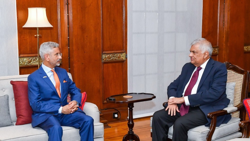 ஜனாதிபதி ரணில் - இந்திய வெளிவிவகார அமைச்சர் சந்திப்பு