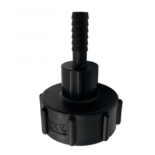 IBC S60x6 (2 inch) Female to (0.5 inch) Hose Tail