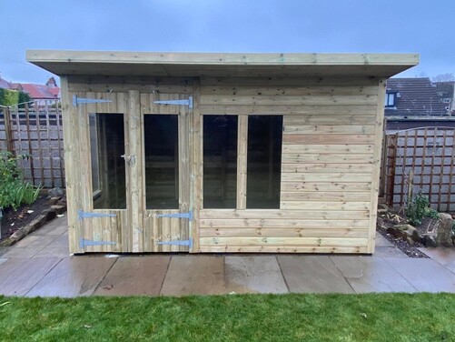 #SHP028 12x10 Pent Summer House
