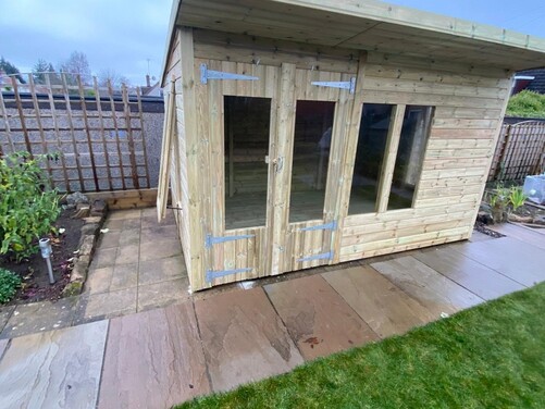 #SHP028 12x10 Pent Summer House