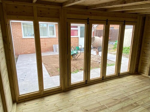 #SHP030 20x10 Pent Combi Summer House