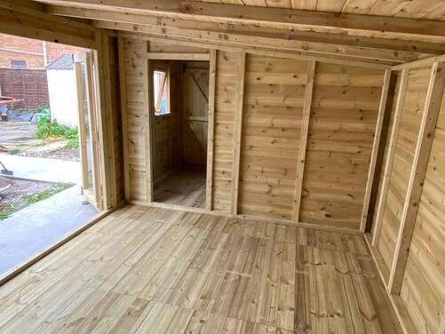 #SHP030 20x10 Pent Combi Summer House