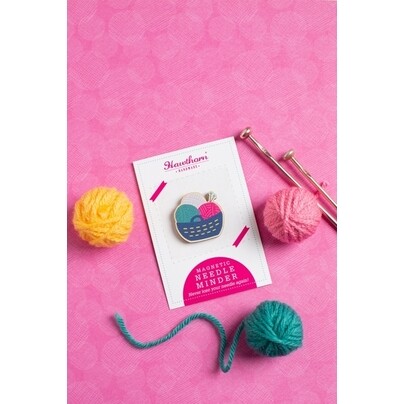 Yarn Basket Needle Minder