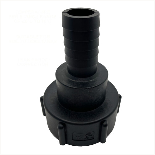 IBC S60x6 (2 inch) Female to (1 inch) Hose Tail