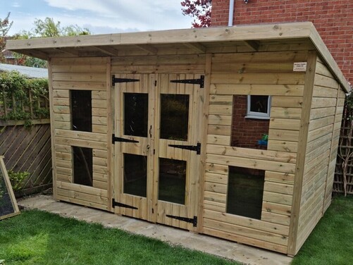 #SHP031 12x8 Pent Summer House