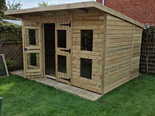 #SHP031 12x8 Pent Summer House