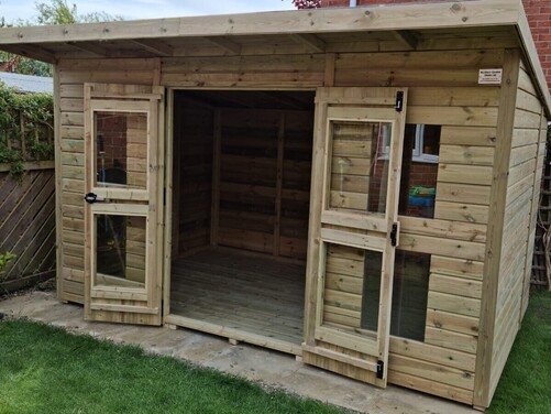 #SHP031 12x8 Pent Summer House