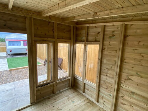 #SHP032 14x10 Pent Summer House