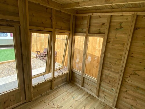 #SHP032 14x10 Pent Summer House