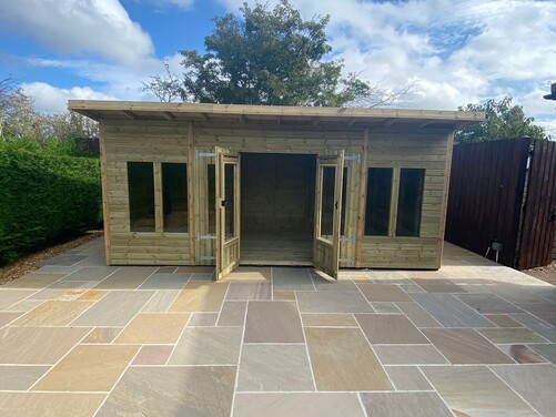 #SHP033 18x10 Pent Summer House