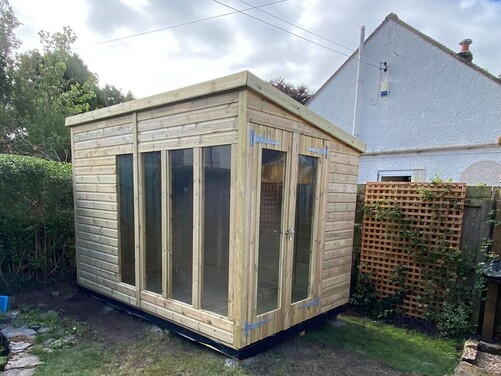 #SHP034 11x7 Pent Summer House