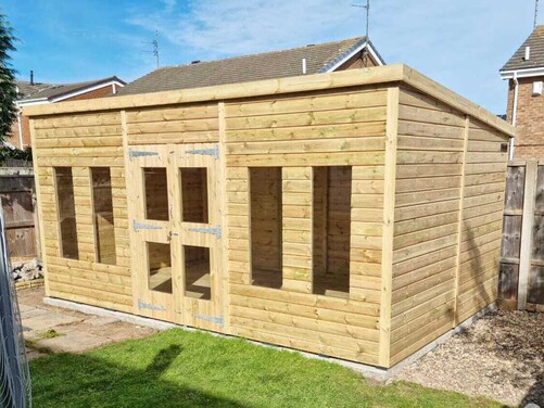 #SHP036 16x10 Pent Summer House