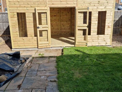 #SHP036 16x10 Pent Summer House