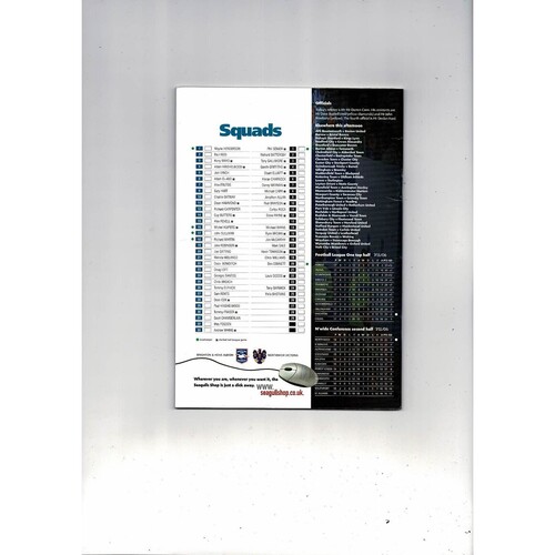 Brighton v Northwich Victoria FA Cup Football Programme