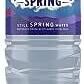 Large bottled spring water