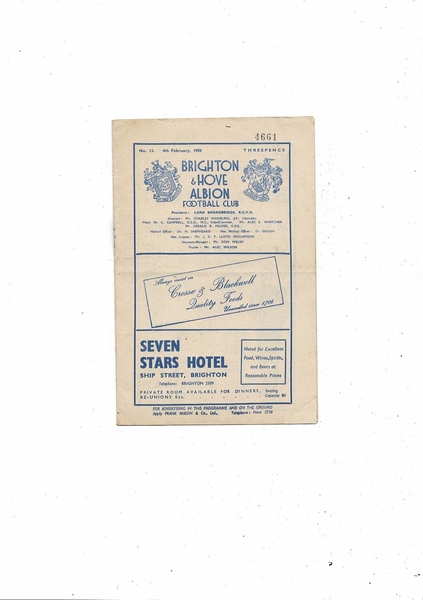 More Football Programmes listed today