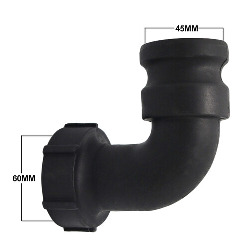 Camlock Adapter (2 inch) x BSP Female (2 Inch) 90-degree elbow