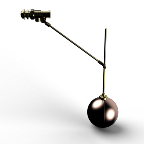 Equilibrium Float Valve with Drop Arm & Float - 22mm or 3/4 inch