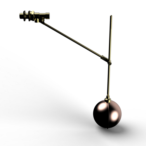 Equilibrium Float Valve with Drop Arm & Float - 15mm or 1/2 inch