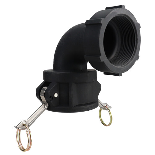 Camlock Coupler (2 inch) to BSP Female (2 Inch) 90-degree elbow