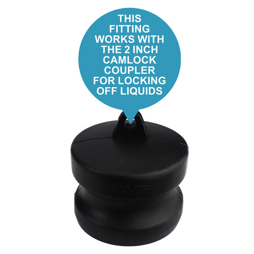Camlock end plug (2 inch) Type DP