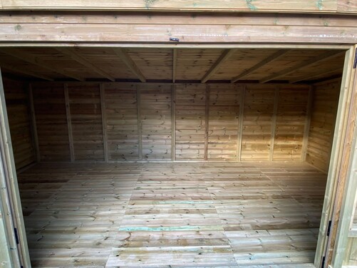 #SHP037 20x10 Pent Summer House