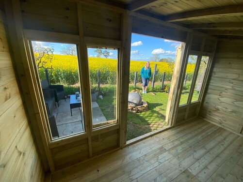 #SHP038 12x6 Pent Summer House