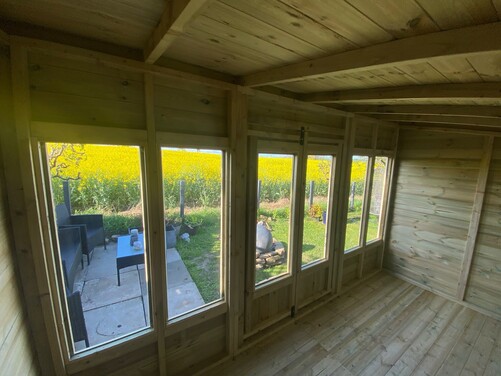 #SHP038 12x6 Pent Summer House