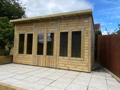 #SHP039 14x8 Pent Summer House