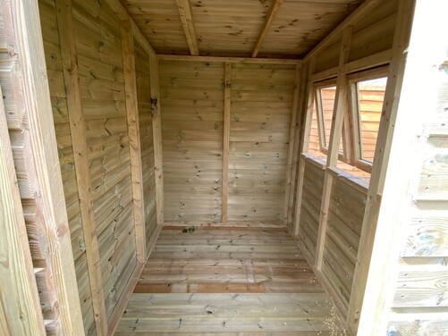 #SHP040 16x8 Pent Combi Summer House