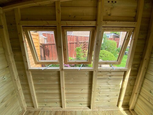 #SHP040 16x8 Pent Combi Summer House