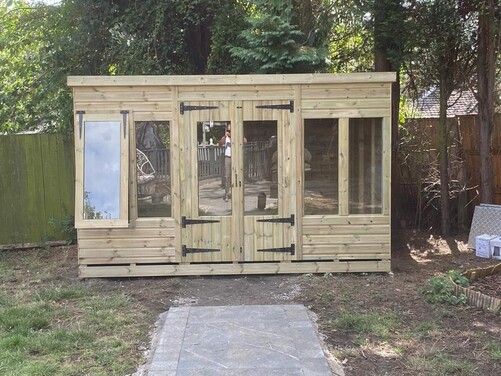 #SHP042 12x8 Pent Summer House