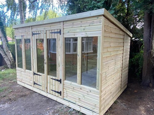 #SHP042 12x8 Pent Summer House