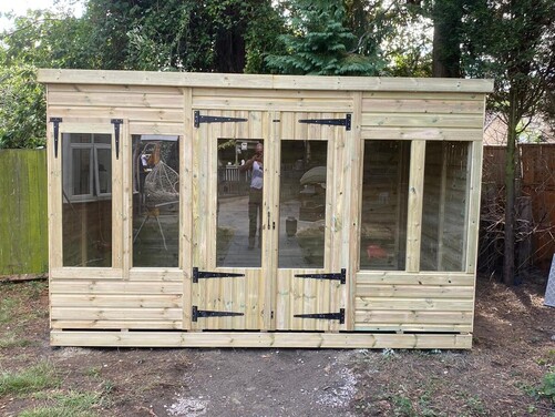 #SHP042 12x8 Pent Summer House