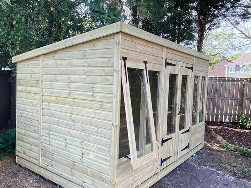 #SHP042 12x8 Pent Summer House
