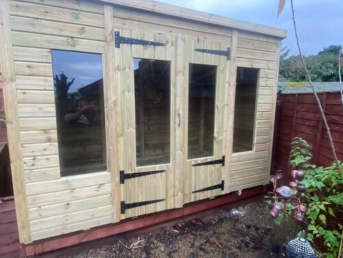 #SHP043 10x6 Pent Summer House