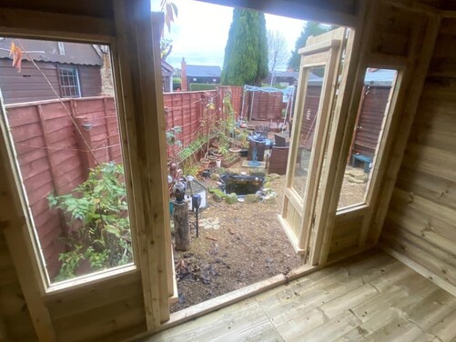 #SHP043 10x6 Pent Summer House