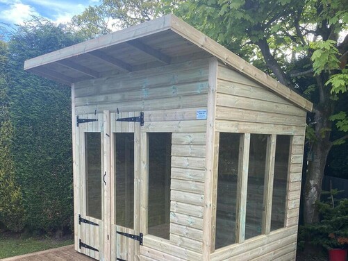 #SHP044 8x6 Pent Summer House