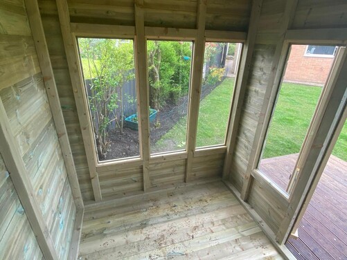 #SHP044 8x6 Pent Summer House